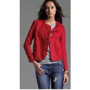 J. Crew Factory Vibrant Red Women's Blazer